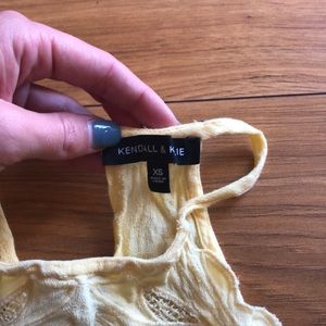 Yellow Kendall & Kylie Crop T